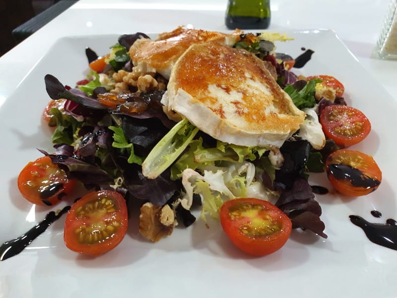 ensalada de cabra